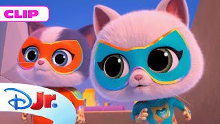 SUPERKITTIES: ¡Fiesta de pijamas con los SuperKitties! 🥳 | @DisneyJuniorES