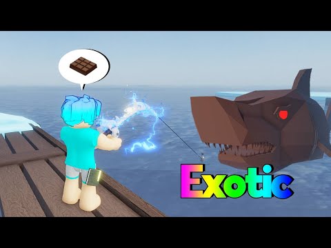 ผมใช้เหยื่อช็อกโกแลต !! จับปลาระดับ Exotic : Roblox Fisch