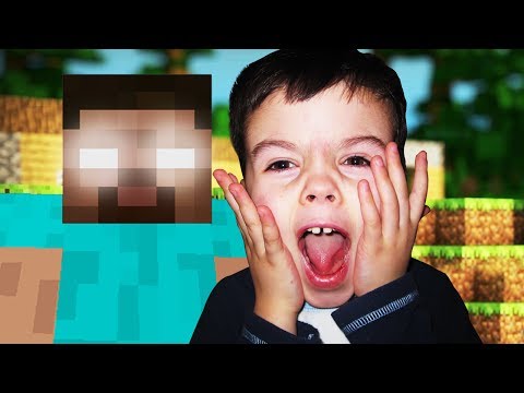 8 Year Old TROLLED in Minecraft (Herobrine)