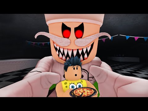 PİZZACI KORKUNÇ CANAVARA DÖNÜŞTÜ !!! ROBLOX ESCAPE PAPA PİZZA'S PIZZERIA!