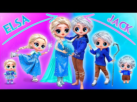 Elsa e Jack Frost Crescendo! 32 DIYs De Frozen