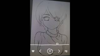 Last draw on #medibang #icon #draw #girl #emotions #pretty #art #oc #original #music #edits #shorts