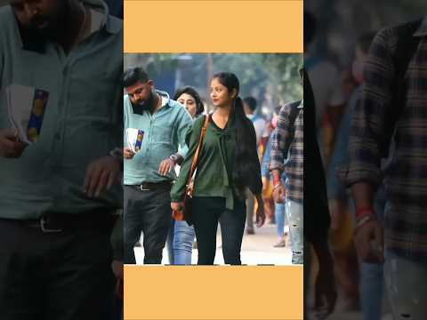 Holding Hands Prank On Girl | Epic Reaction #shorts #funny #comedy #prank
