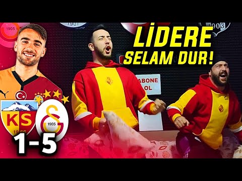 FANATİK GALATASARAYLILAR KAYSERİSPOR MAÇINI İZLERSE | Kayserispor 1-5 Galatasaray