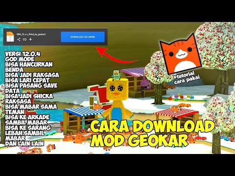 CARA DOWNLOAD MOD SUPER BEAR ADVENTURE GEOKAR TERBARU 12.0.4 DI ANDROID‼️