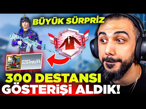 TROTZ'A BÜYÜK SÜRPRİZ!! 300 DESTANSI GÖSTERİŞİNİ ALDIK!! 😱 (HAYALİ GERÇEK OLDU) | PUBG MOBILE