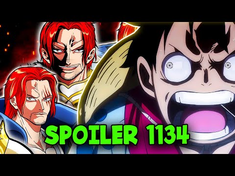 SPOILER INICIAL ONE PIECE 1134 - REVELADO SHONKS O IRMÃO DO SHANKS - ONE PIECE 1135 AINDA EM 2025