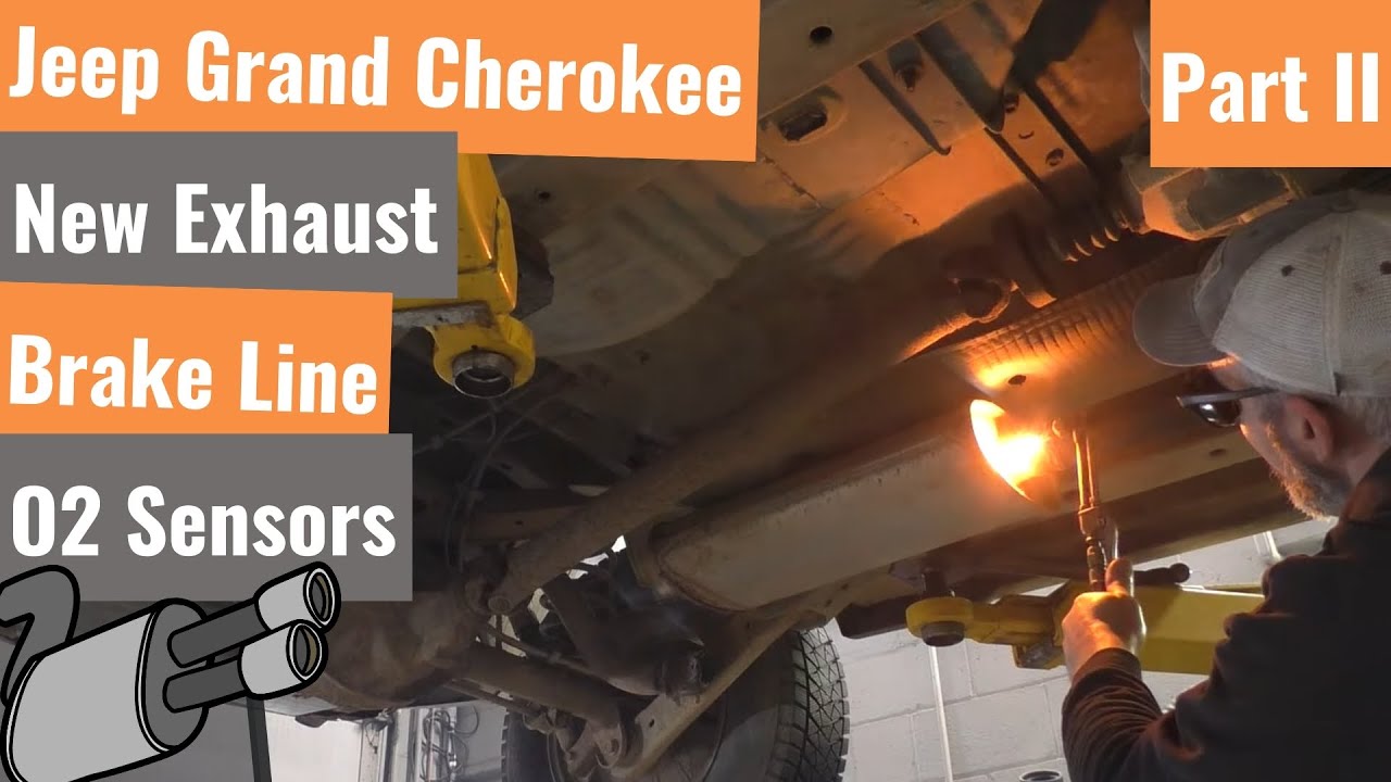 Jeep Grand Cherokee: Loud Exhaust, Engine Light & Leaking Brake Line - PART II