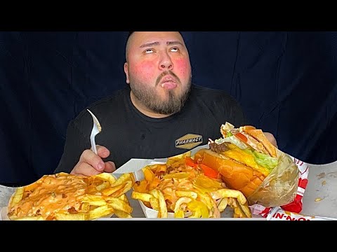 Massive IN-N-OUT FEAST MUKBANG EATING SHOW