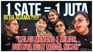 MAKAN 1 SATE DAPAT 1 JUTA?! | CHALLENGE 1 MILIAR Episode 1