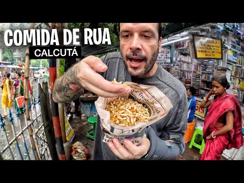 Provando 20 COMIDAS DE RUA em Calcutá na INDIA 🇮🇳 [Documentário Completo]