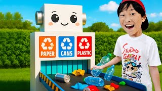 Yejun Learn Recycle Trash with Visit Children Museum | Educational Video for Kids