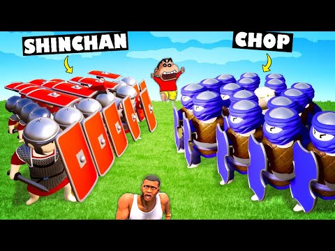 BIGGEST BATTLE 🔥 SHINCHAN vs CHOP vs AMAAN-T | WHO WILL BE VICTORIOUS ?