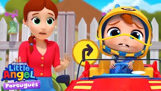 Joãozinho Aprende a Dirigir em Segurança 🚗 Little Angel Brasil | Músicas Infantis em Português