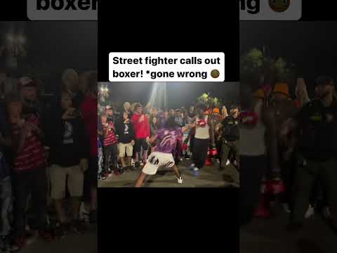 STREET FIGHTER CALLS OUT BOXER * gone wrong !!😳