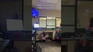 Secretary in training!