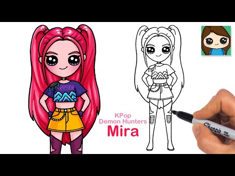 How to Draw Mira | KPop Demon Hunters