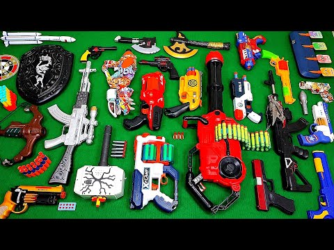 Collecting 7 Sniper Rifles and AK47 Guns Super Machine Gun Air Gun Arrow Gun Water Gun Sword Shotgun