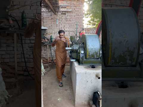 Old Black Engine Start Up Old Black Engine!!22Hp Diesel Engine amazing starting #oldblackenginestart