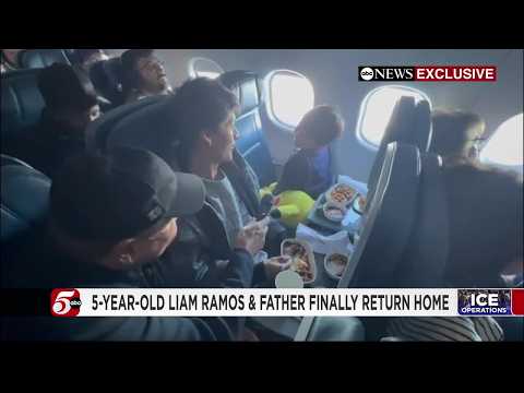 5-year-old and father detained by ICE returned to Minnesota Sunday morning