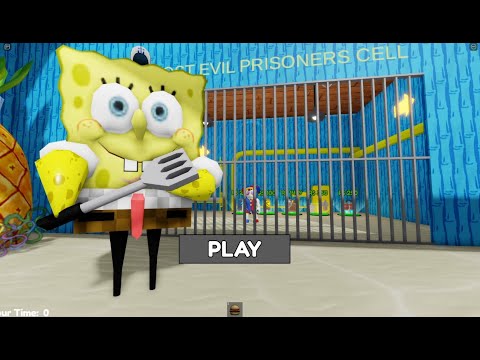 🧽SPONGEBOY BARRY'S PRISON RUN! (OBBY!!)🍔#roblox #scarryobby