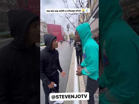 He hit me with a Cheap Shot! ๐จ Famous Richard slaps Steven Jo ๐ณ