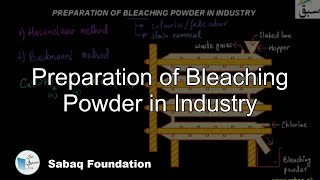 Preparation of Bleaching Powder in Industry