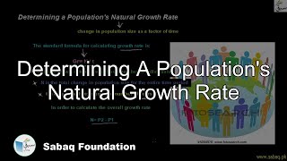 Determining A Population's Natural Growth Rate