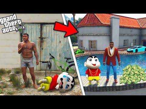 Shinchan and Franklin Change Their Poor Life To Richest Life In Gta 5 Tamil