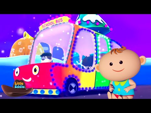 Christmas Wheels On The Bus + More Xmas Rhymes & Kids Songs