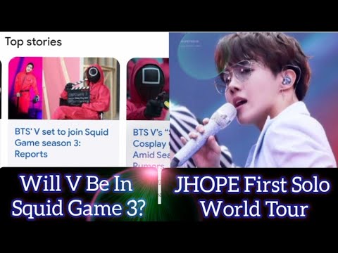 Will V Be In Squid Game 3? JHOPE First Solo Tour, Fans Angry Because Of Ticket Price 🤔