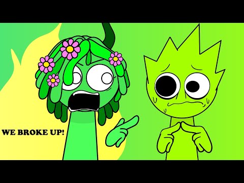 SPRUNKI INCREDIBOX - OWAKCK RUINED HIS RELATIONSHIP (SPRUNKI ANIMATION MEME) 💚💔