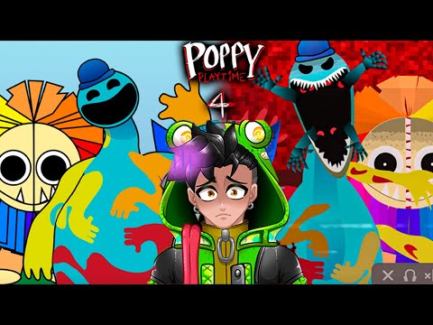 SPRUNKI RETAKE pero SON LOS NUEVOS PERSONAJES de POPPY PLAYTIME CHAPTER 4 🐸 SIMBA