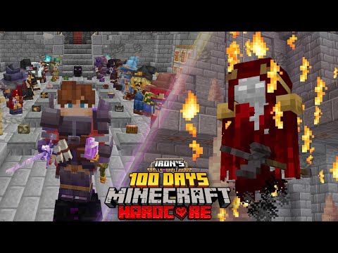 Mình Sinh Tồn 100 Ngày Minecraft Pháp Sư Tối Thượng Siêu Khó !!