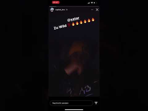 Capital Bra singt #followme von Xatar Instagram Story 26.12.2020