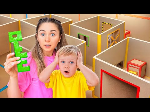 Oliver and Mama complete the Maze Challenge to Save Roma and Adam