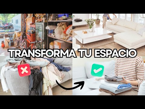 CÓMO ELIMINAR EL RUIDO VISUAL DE TU ESPACIO 📦 Método *fácil* para conseguir una casa minimalista 🧹🏡✨