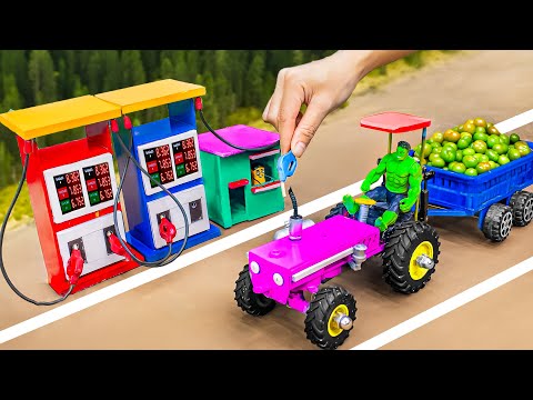 DIY Mini Fruit Truck Runs Out of Gas – Who Will Save HIM?
