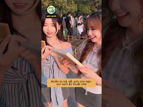 Cô em hề hước: làm ảo thuật tặng quà mà nó lạ lắm #shorts