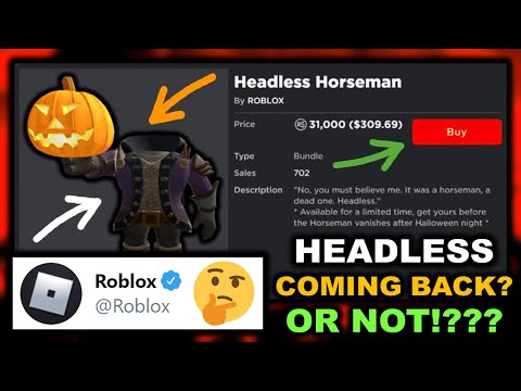 is the headless horseman coming back to roblox 2021