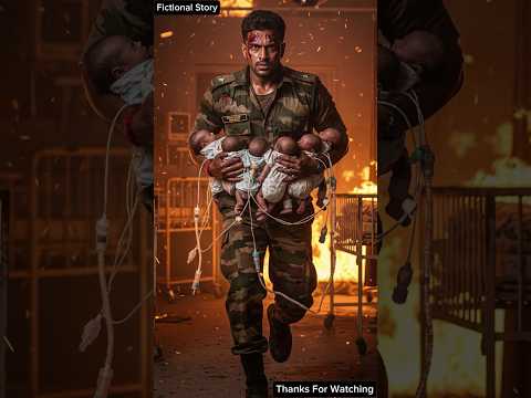 Indian Army rescues six newborn baby from fire in ICU room #ai #army