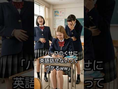 「ハーフのくせに英語話せないってウケるww」しかしたった1人の生徒が命懸けで全員の人生を変える#60代 #シニア #スカッとする話 #ドラマ