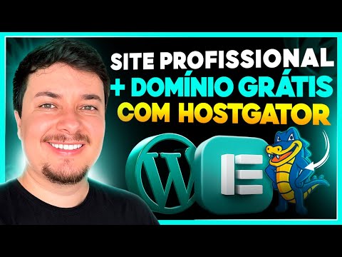 HOSTGATOR 2025! DOMÍNIO GRÁTIS C/ O MAIOR DESCONTO NA HOSPEDAGEM DE SITE + WORDPRESS P/ CRIAR SITE