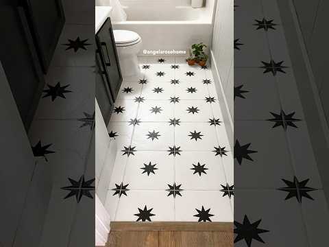 🛁 Makeover that old bathroom tile with an easy, cheap & beautiful DIY method! #diy #howto #bathroom