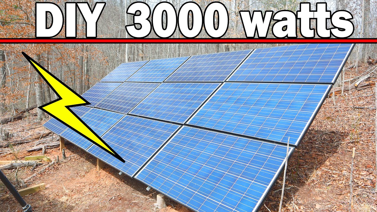 Guy Installs 3KW of Solar in 11 Minutes