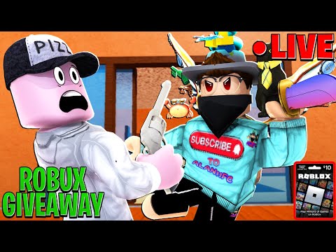 ​🔴MURDER MYSTERY 2 GRINDING WITH VEIWERS🔴 #roblox #robloxshorts #shorts #short #shortsfeed