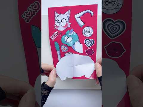 Incredibox Sprunki Stickers with GRAY & WENDA SUS GIRLS Bottle Drama 💥💋 | JACK DIY PAPER STICKER