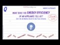 Appliance Efficiency and Energy Concepts