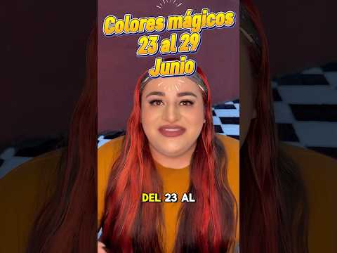 COLORES MÁGICOS DEL 23 AL 29 DE JUNIO 🧿🔮✨ #witchcraft #consejo #witchy #witchlife #hechizo #limpia