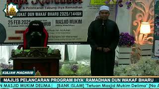 PELANCARAN PROGRAM IHYA' RAMADHAN PERINGKAT DUN WAKAF BHARU
